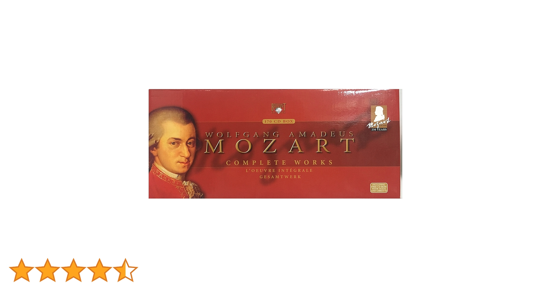 Amazon.co.jp: モーツァルト:作品大全集(170枚組)/Mozart